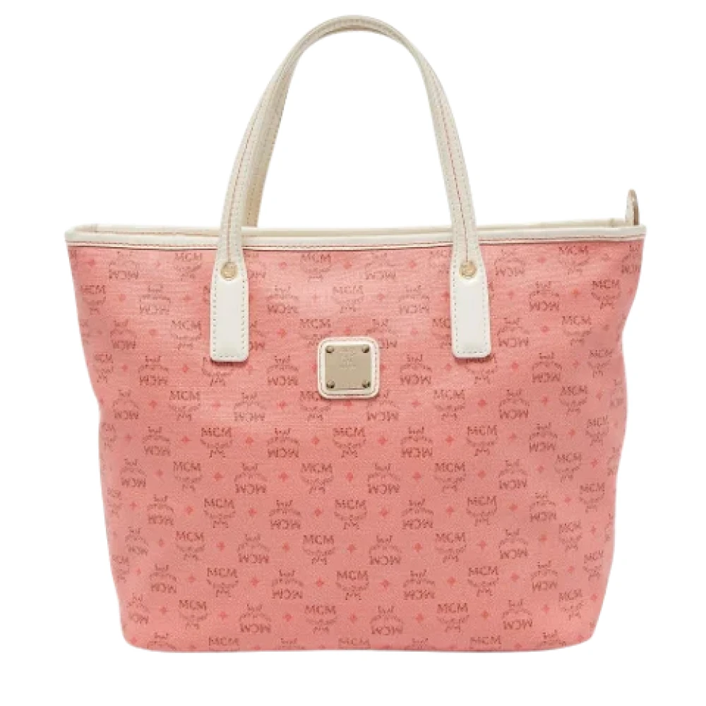MCM Pre-owned Leather totes Pink Dames