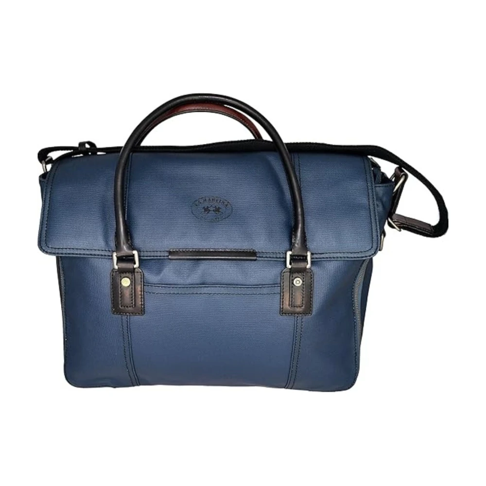 La Martina Women's Blue Weekend Bags, One Size, Messenger Bag