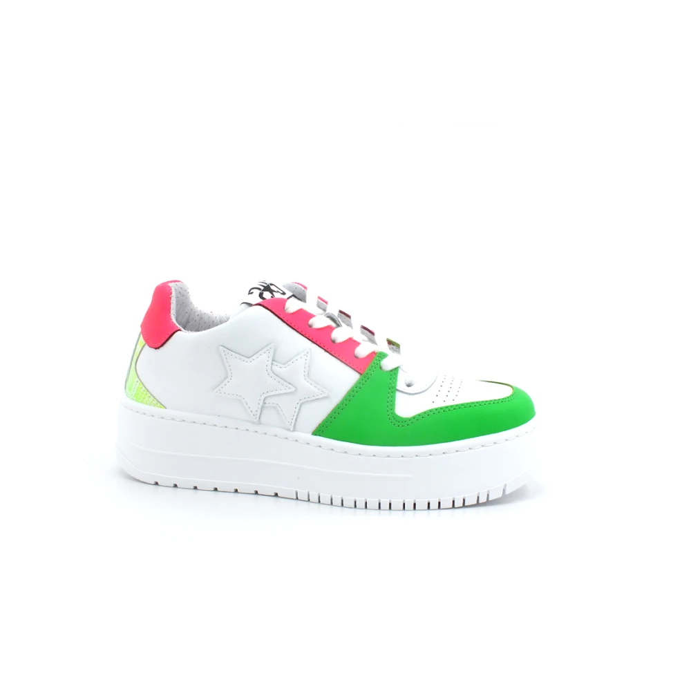 2Star Queen Low Platform Dames Schoenen Veelkleurig Multicolor
