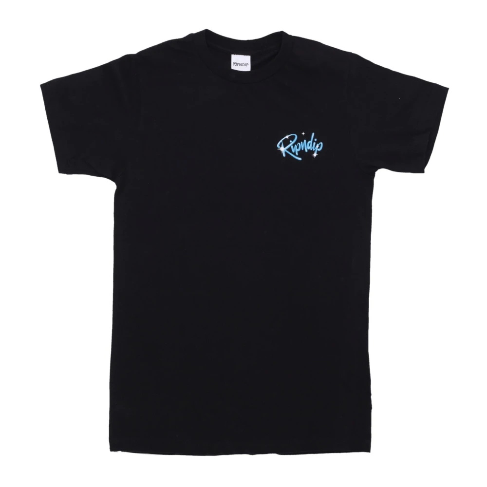 Ripndip Zwarte Heren Tee met Sprinkles Print Black Heren