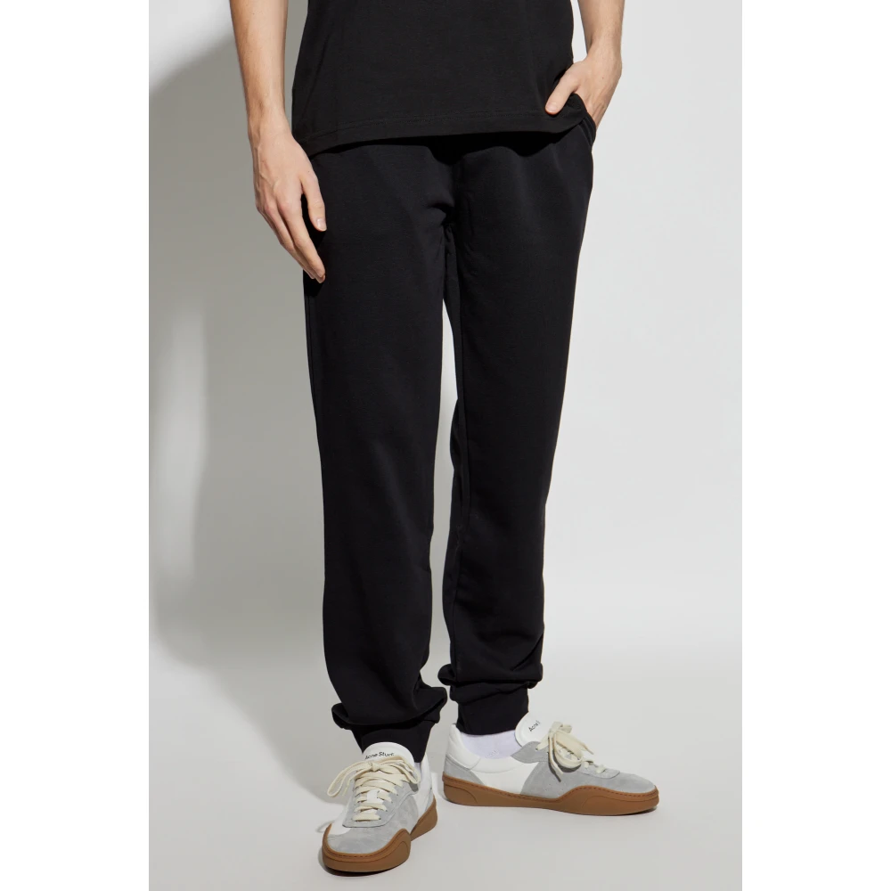 Iceberg Sweatpants met logopatch Black Heren