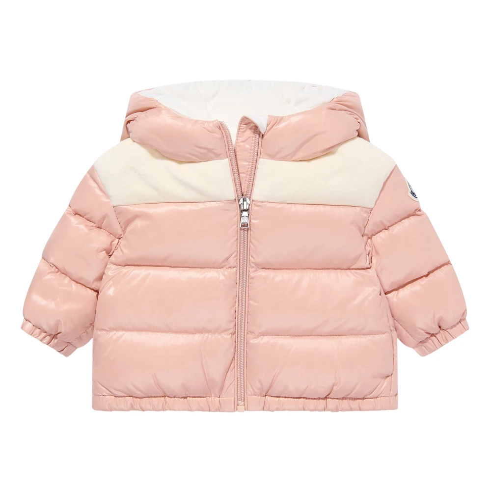 Moncler Girls Pink Winter Jackets, 6 M, Lakisha Puffer Jacket For Baby