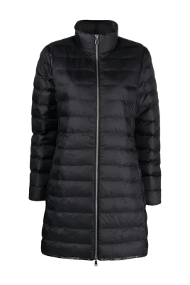 Isolerad Svart Puffer Dunjacka