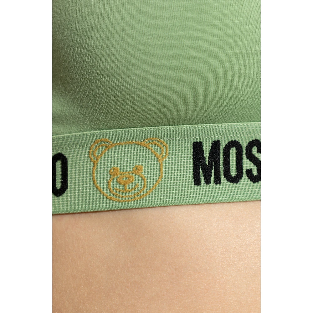 Moschino Beha met logo Green Dames