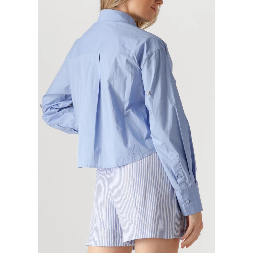 Ibana Lichtblauwe Tiberio Blouse Blue Dames