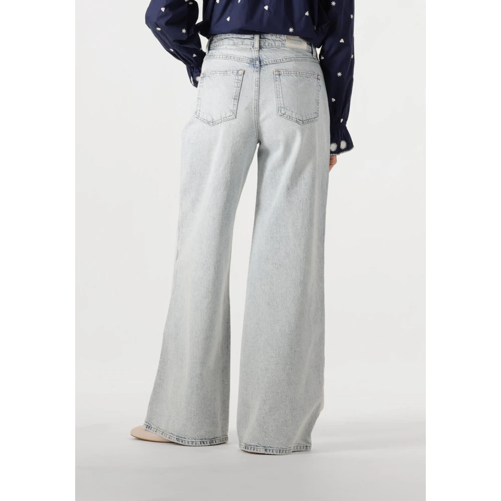 Fabienne Chapot Wijde Pijp Jeans voor Dames Blue Dames