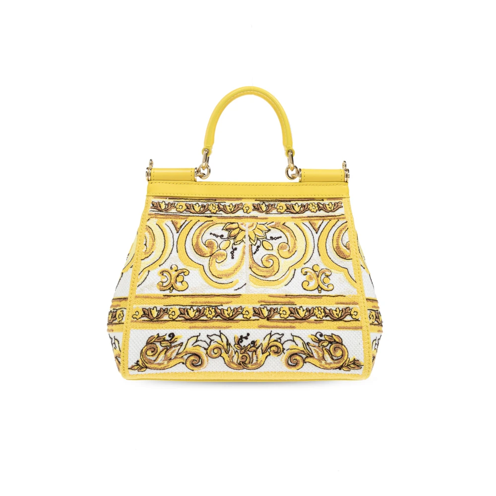 Dolce & Gabbana Sicily Mini Schoudertas Multicolor Dames