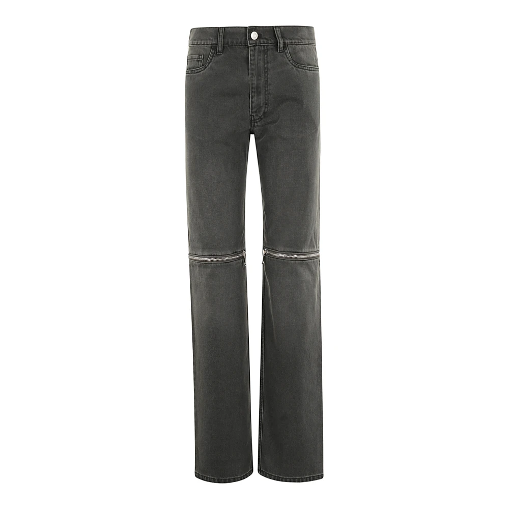 Coperni Rits Denim Broek Gray Dames