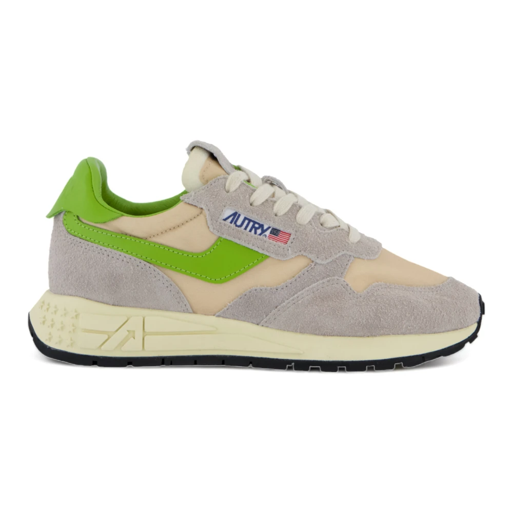 Autry Women's Multicolor Sneakers, 4 Uk, Reelwind Low Trainers