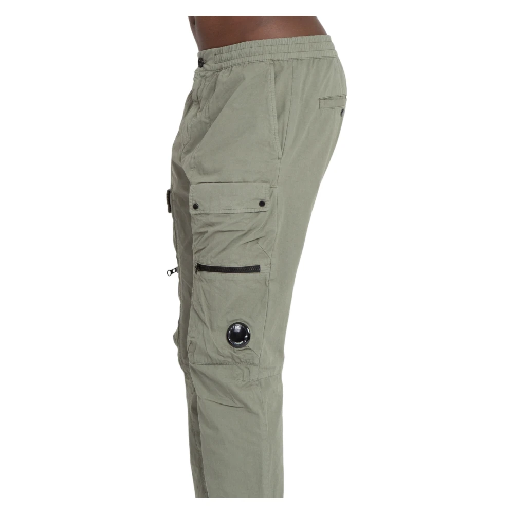 C.P. Company Cargo Track Pants in Micro Reps Green Heren