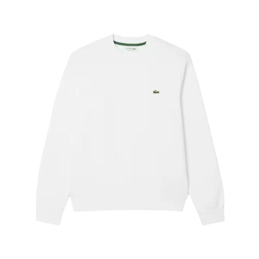 Lacoste Hombre Blanco Sudaderas, Talla: L