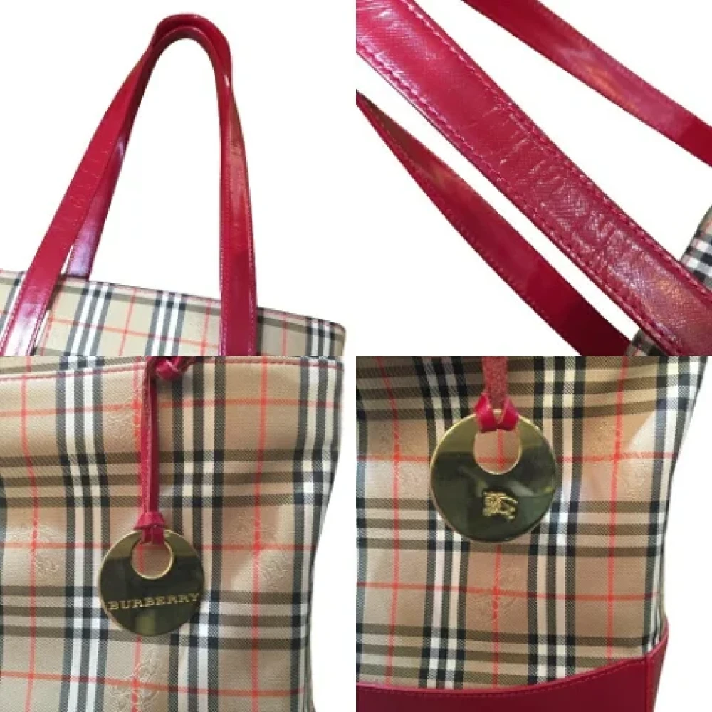 Burberry Vintage Pre-owned Fabric totes Beige Dames