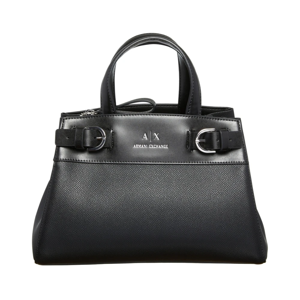 Armani Exchange Zwarte tassen voor stijlvolle uitstraling Black Dames