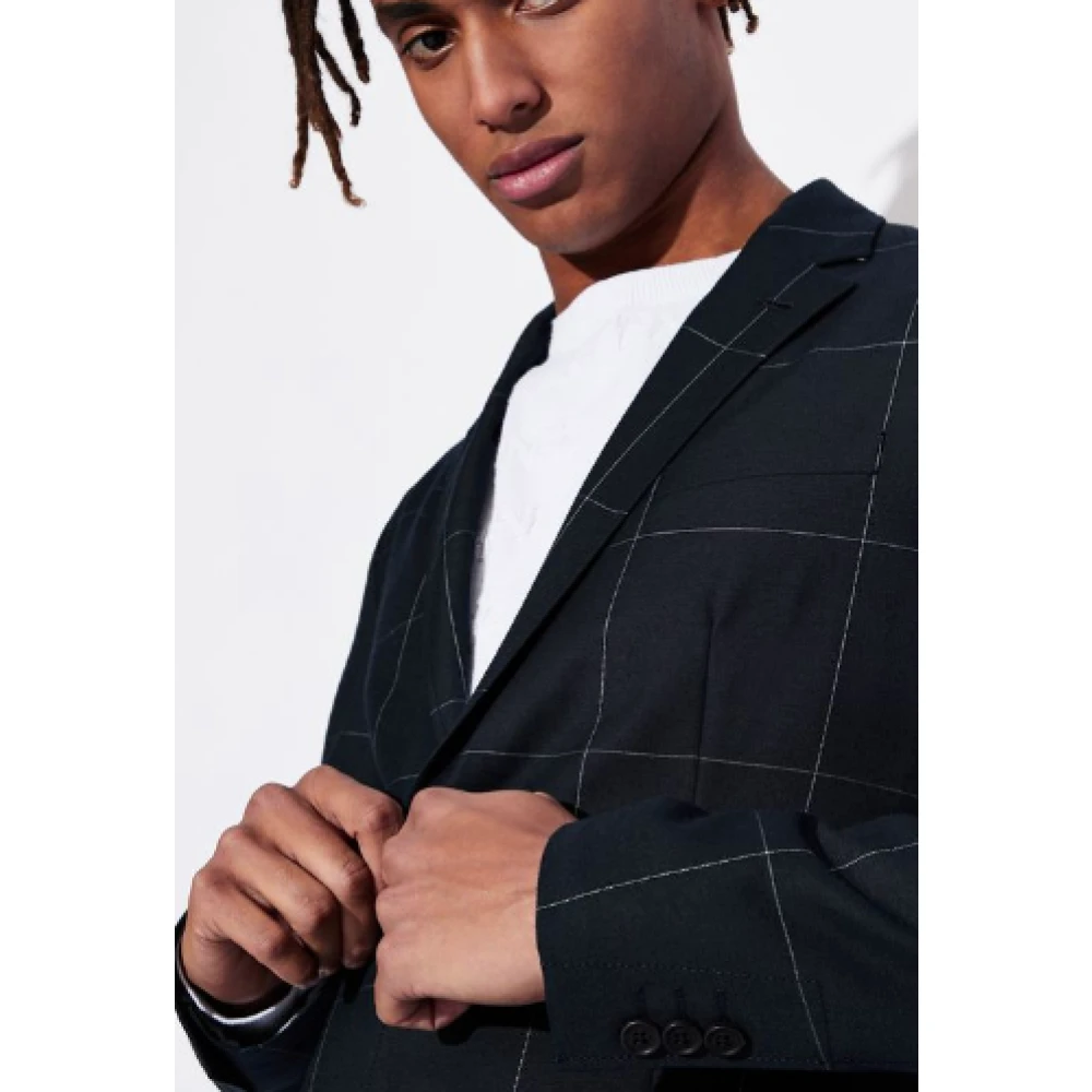 Armani Exchange Formal Blazer Blue Heren