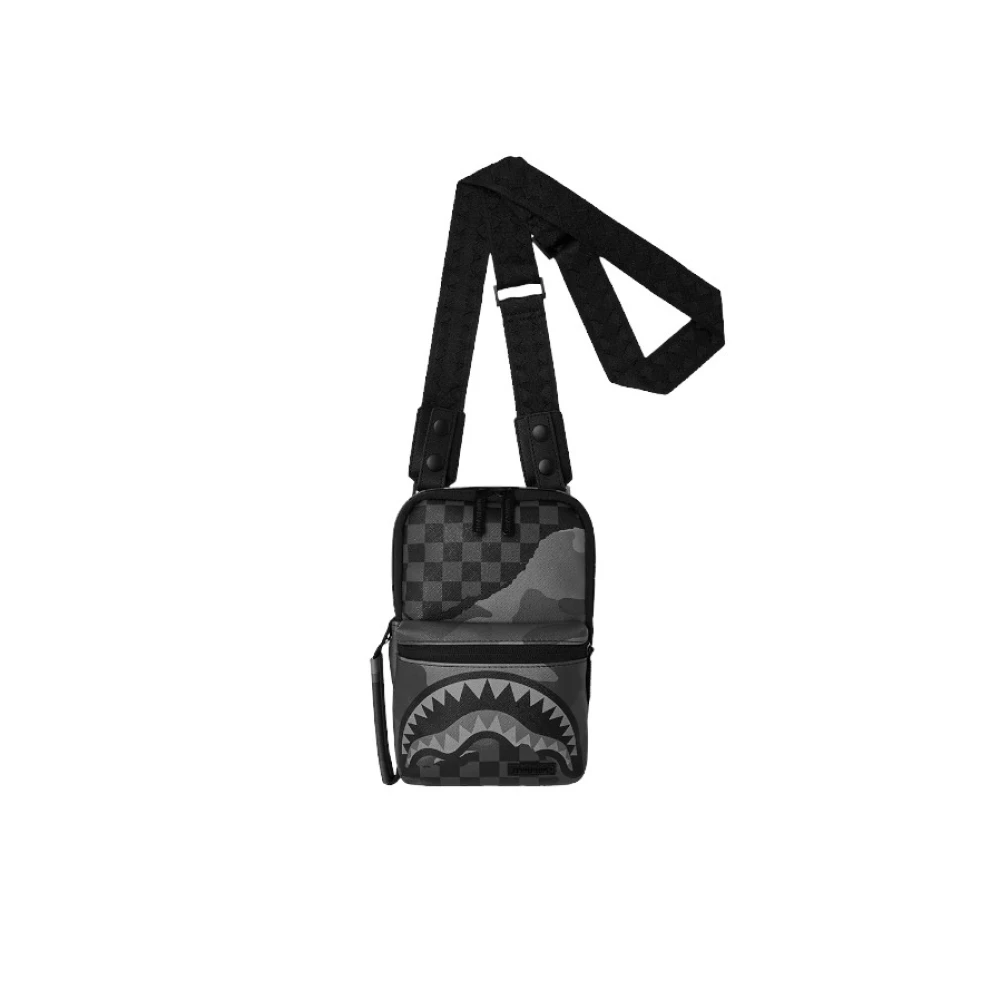 Sprayground Camo Tear Schoudertas Black Heren