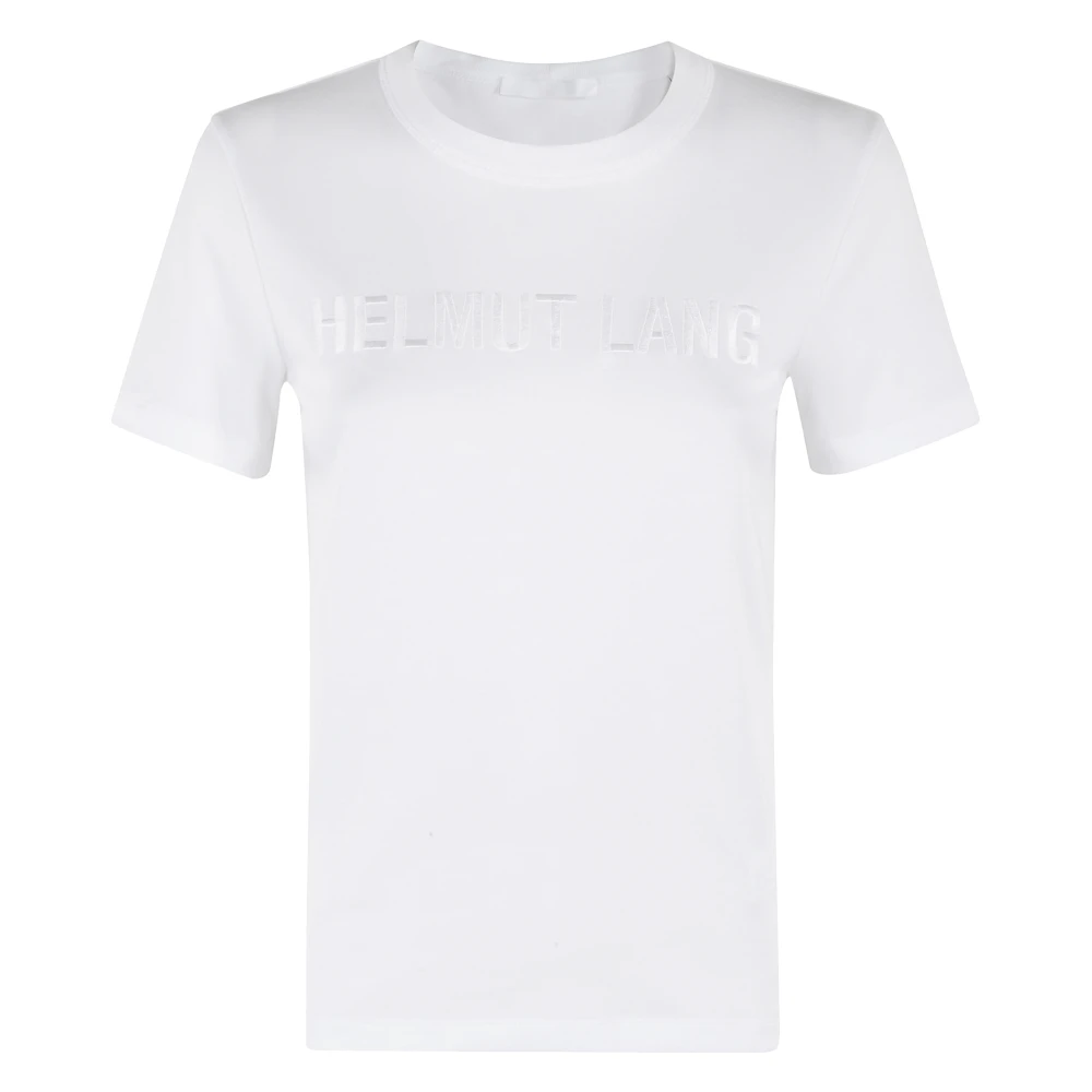 Helmut Lang Slim Logo Tee White Dames