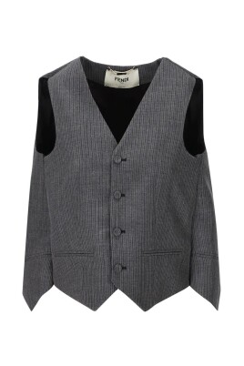 gray-striped-vest-top