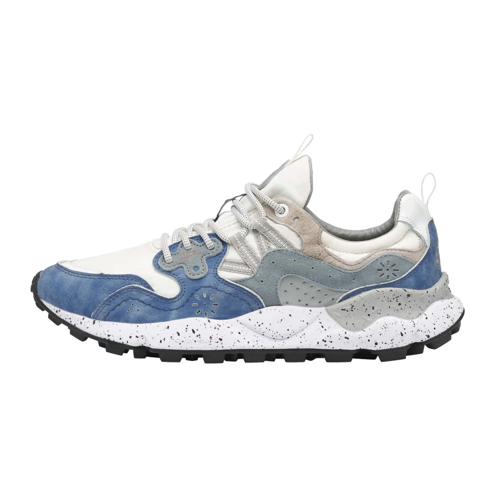 Flower Mountain Men's White Sneakers, 11 Uk, Yamano 3 Trainer