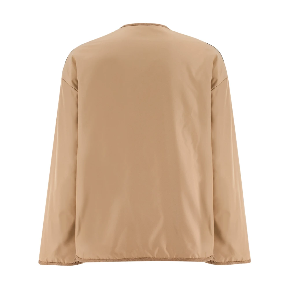 Le Tricot Perugia Omkeerbare Juweel Schouderjas Beige Dames