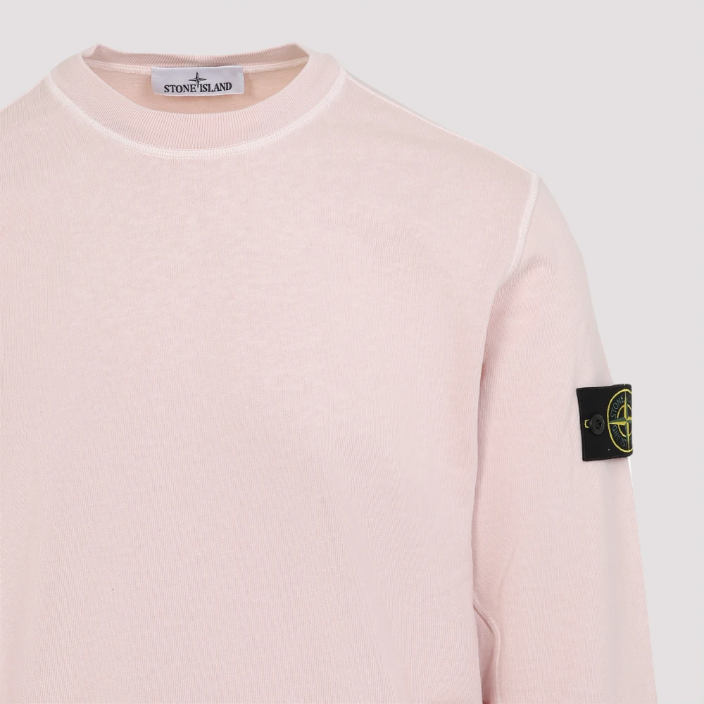 Stone Island Casual Hoodie voor Mannen Pink Heren