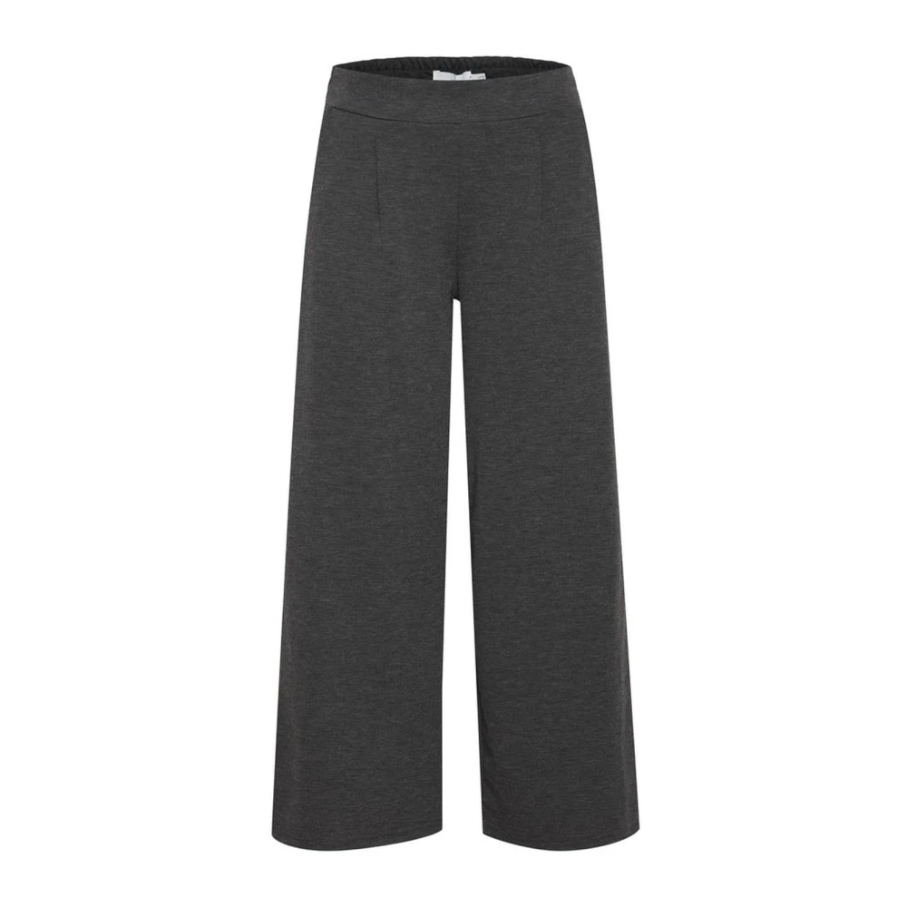 Ichi Women's Gray Bootcut Pants Collection: Polyester Fall/Winter