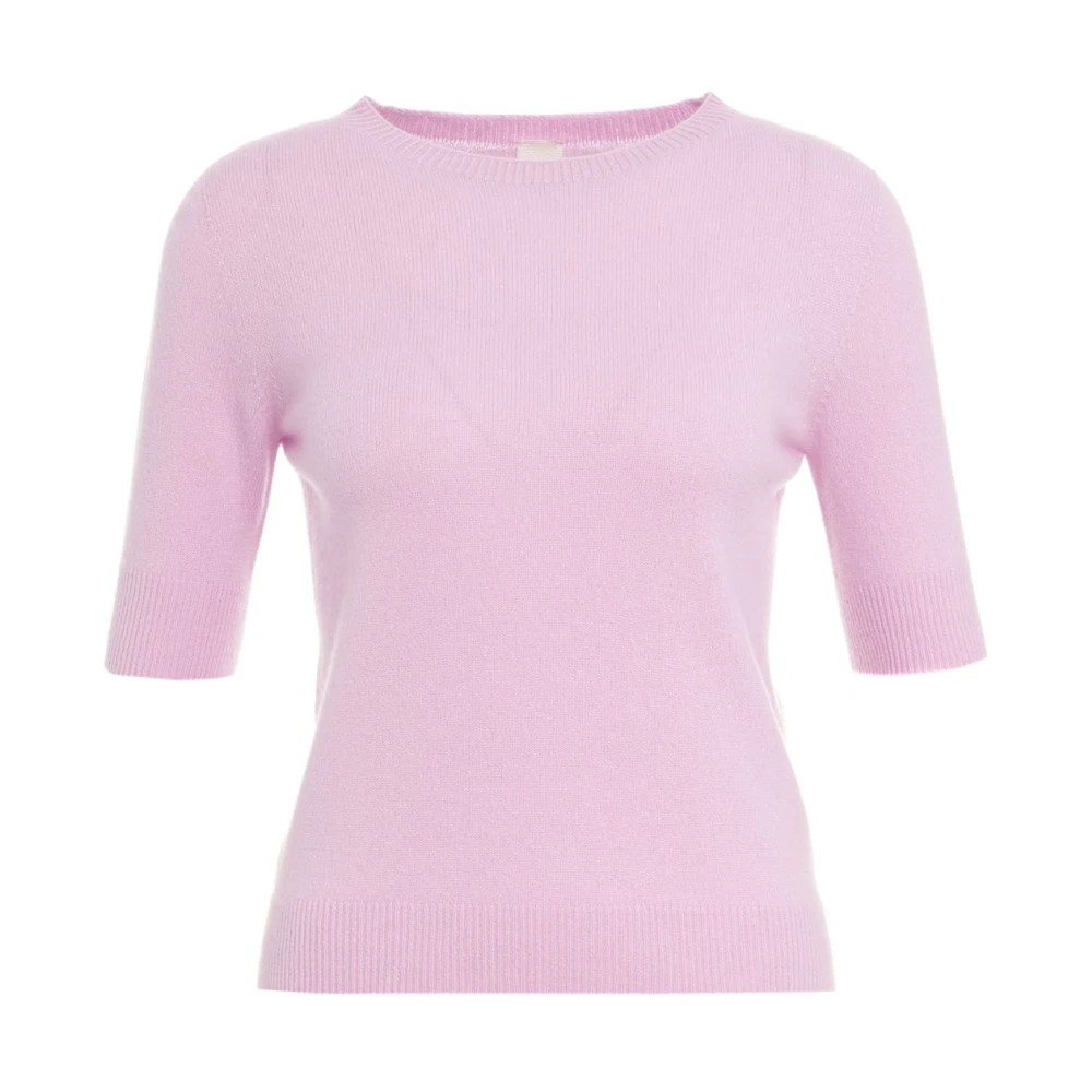 MVM Rose Cashmere Short-sleeved Sweater Pink Dames