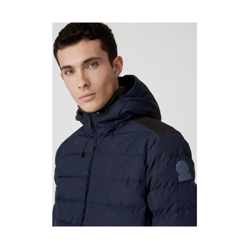 Ciesse Piumini Blauwe Winter Hooded Pufferjas Blue Heren