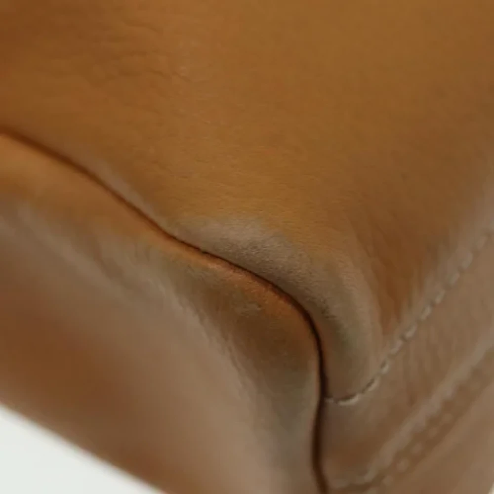 Loewe Pre-owned Leather shoulder-bags Brown Dames