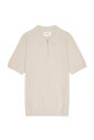 ritssluiting-polo-ecru