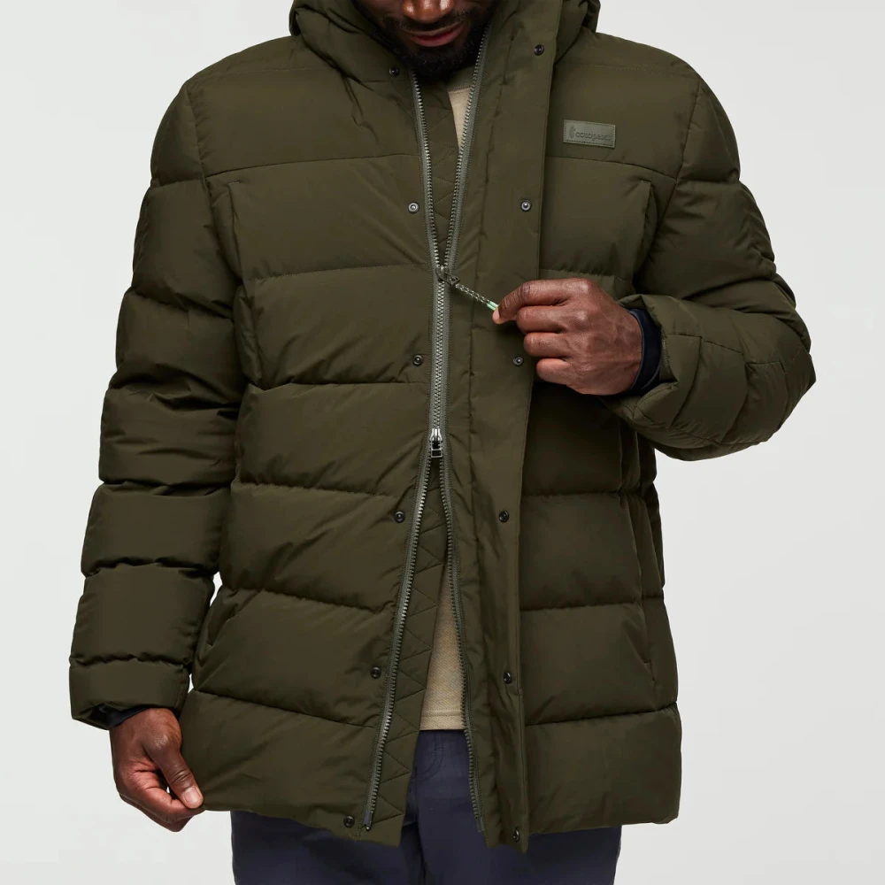Cotopaxi Alivio donsparka met winddichte capuchon Green Heren
