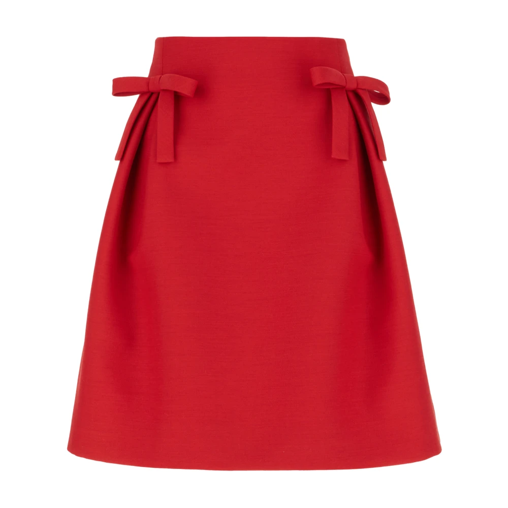 Valentino Garavani Elegante Gonne Rok Red Dames