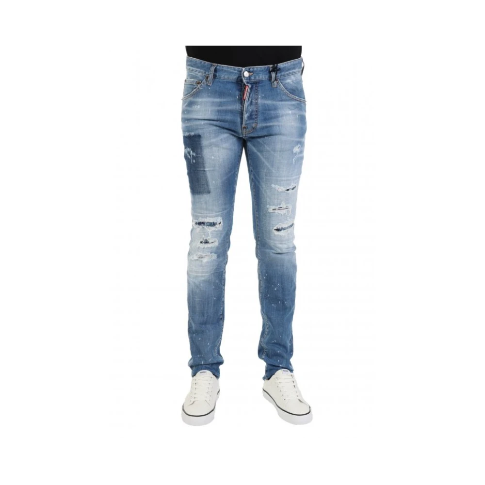 Dsquared2 Men's Blue Slim Fit Jeans, S, Cool Guy Jean