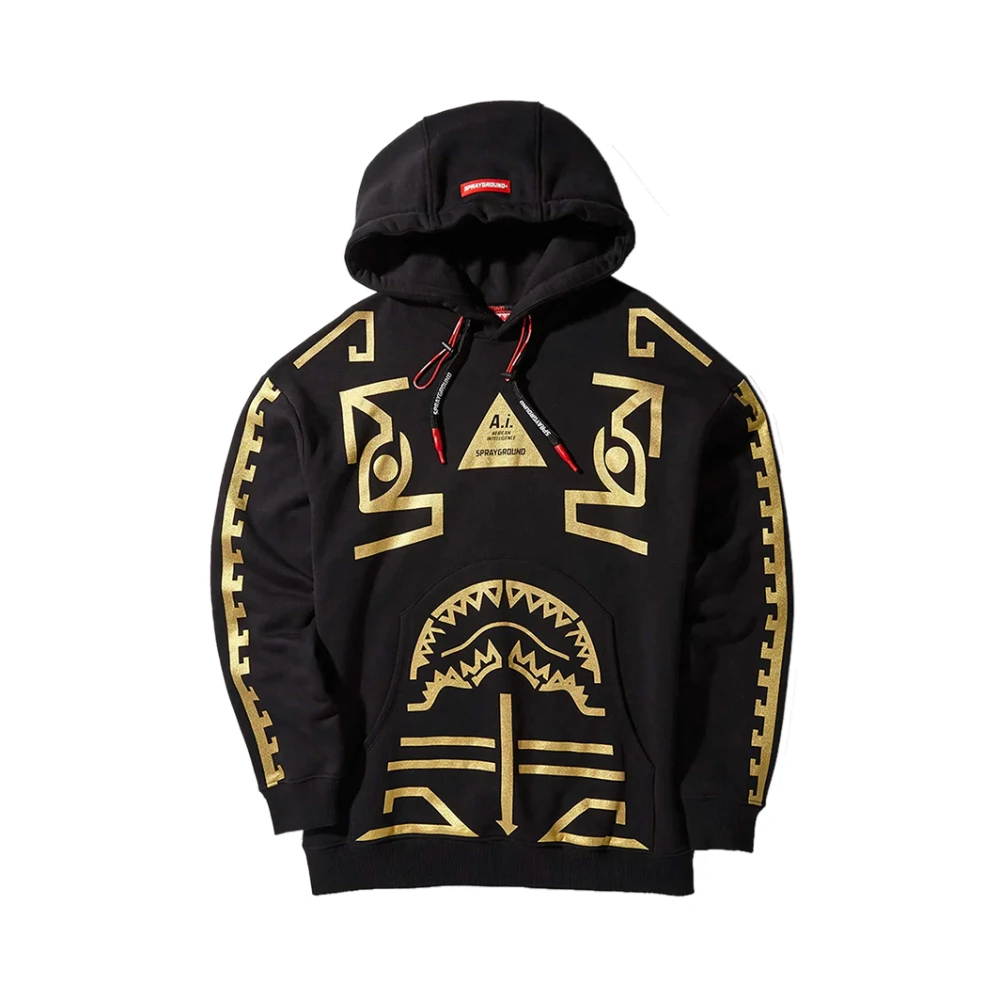Sprayground Zwarte Grafische Trui Black Heren