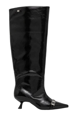 Eyelets Slouchy High Shaft Boot