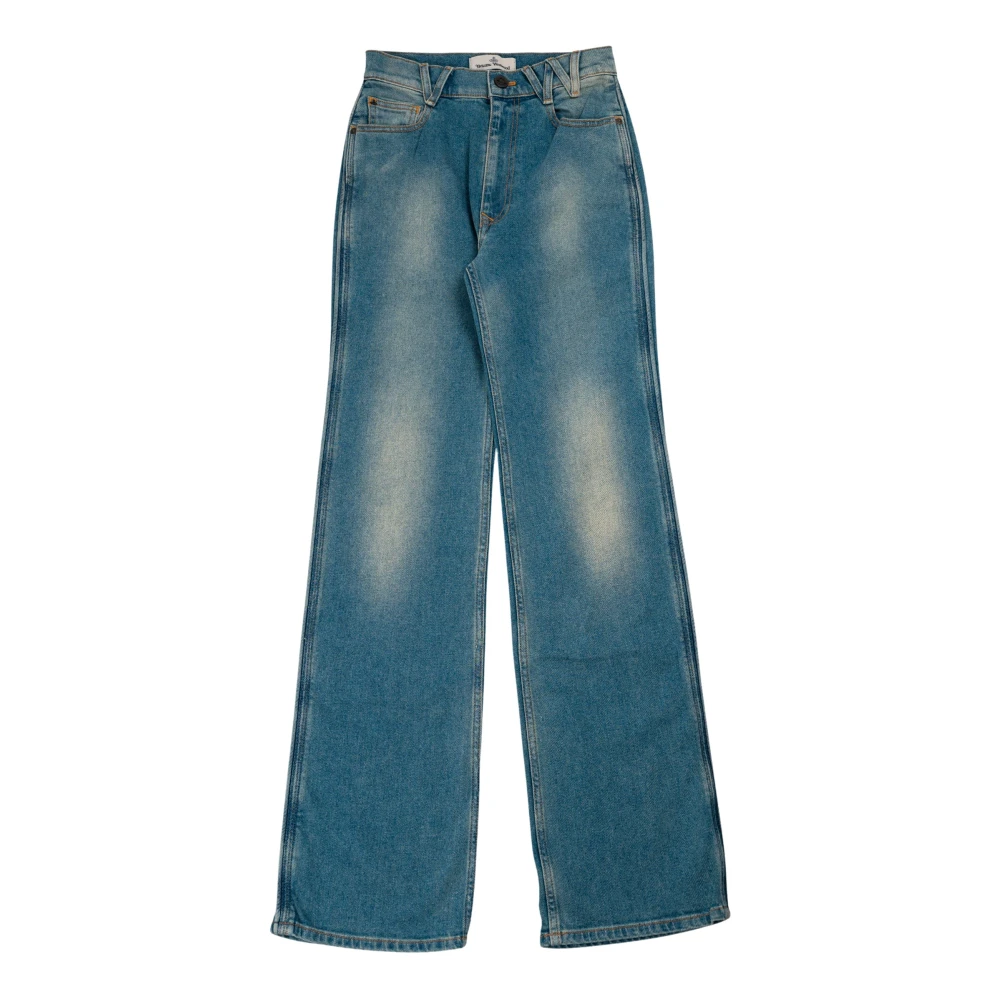 Vivienne Westwood Flared Leg Blauwe Jeans Blue Dames