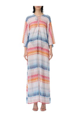 robe-longue-zigzag-multicolore