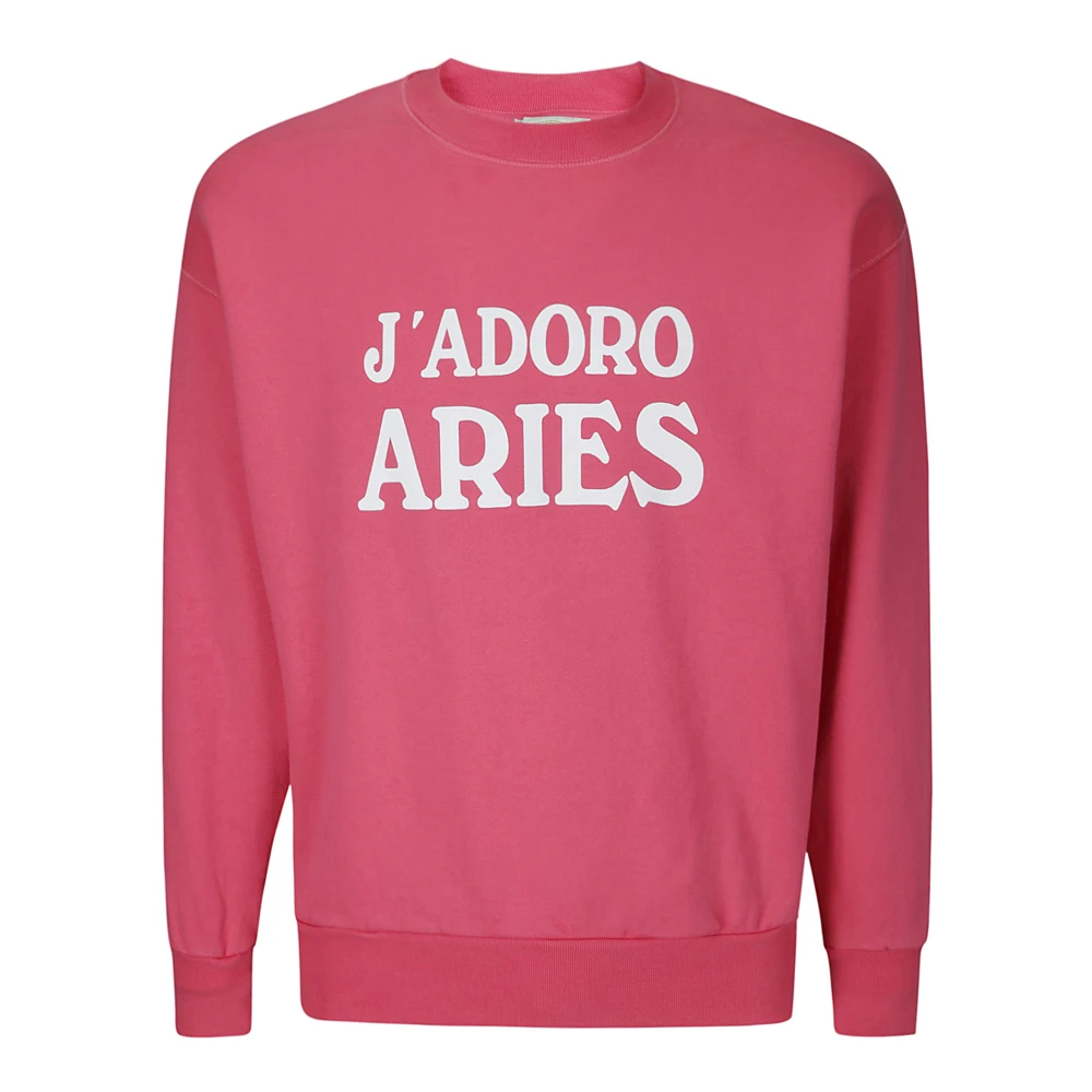 Aries J'Adoro Sweatshirt Pink Heren