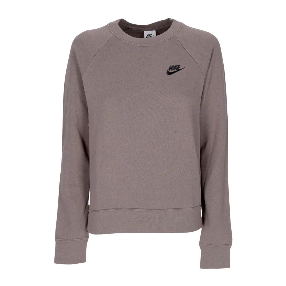 Nike Essentials Fleece Crewneck Sportkleding Gray Dames