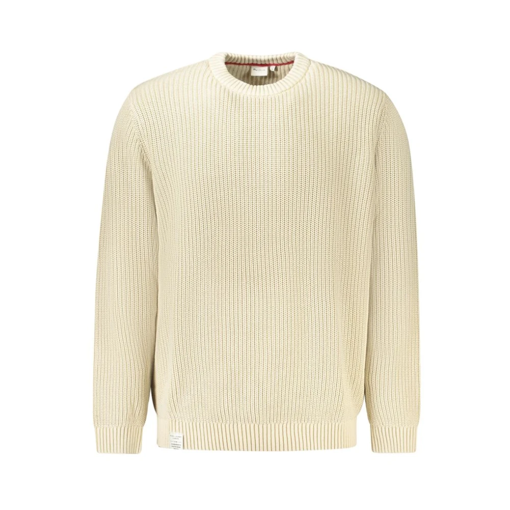 Pepe Jeans Men's Beige Round-Neck Jumper - Round-Neck Knitwear - Xl - Knitwear