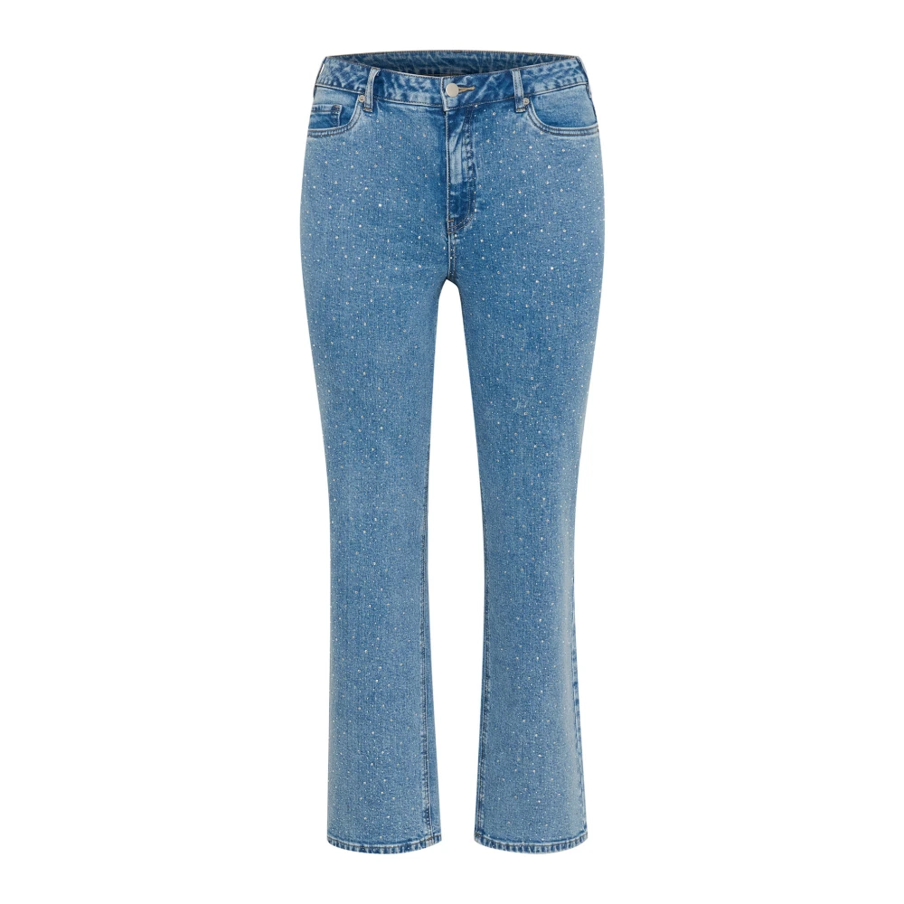 Jeans > Cropped Jeans - - Kaffe Curve - Modalova