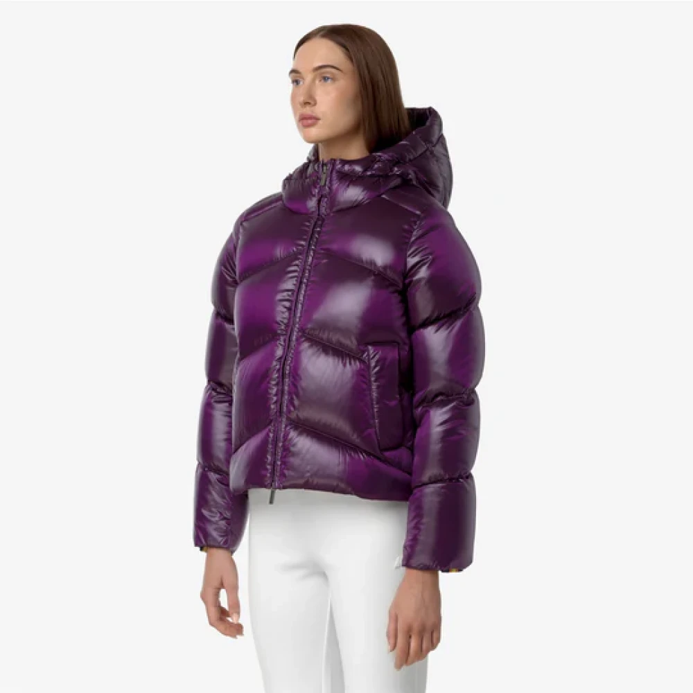 K-way Stijlvolle Jassen voor Alle Gelegenheden Purple Dames