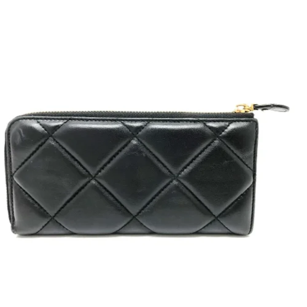 Salvatore Ferragamo Pre-owned Leather wallets Black Dames