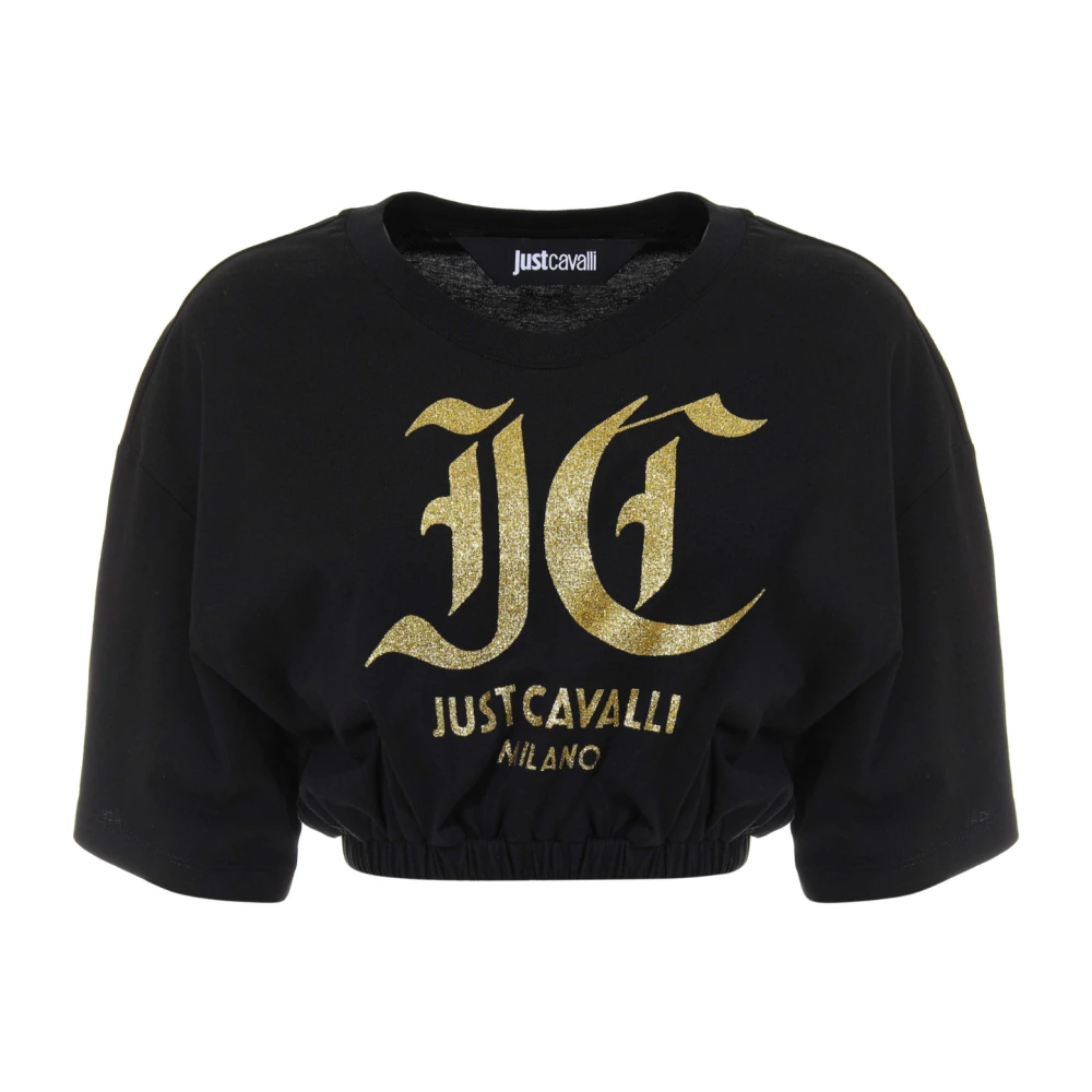 Just Cavalli Stijlvolle T-shirts en Polos Black Dames