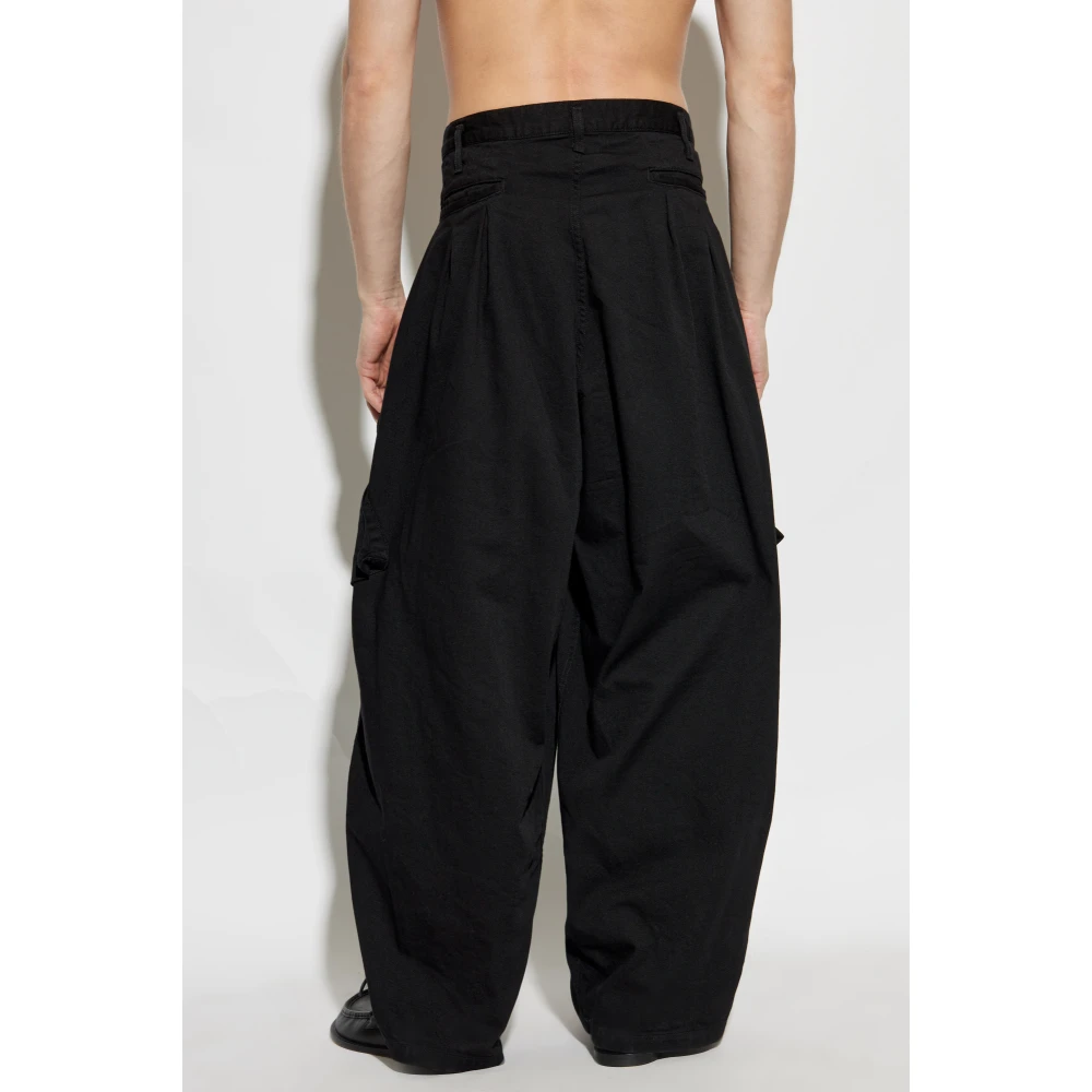Y-3 Broek met zakken Black Heren