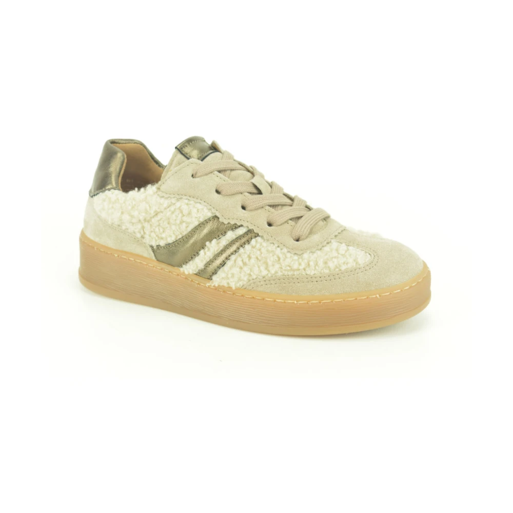 Gabor Wol Sneaker GumZ Dames Schoenen Beige