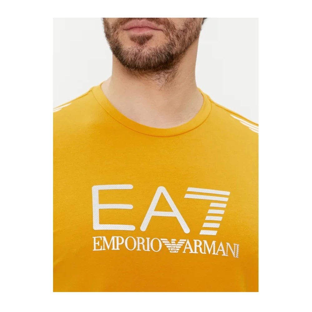 Emporio Armani EA7 Regular Fit T-shirt Korte mouw Orange Heren