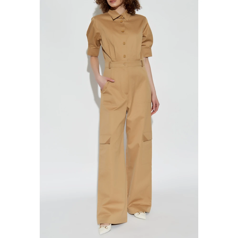 Max Mara Jumpsuit 'Filippo' Beige Dames