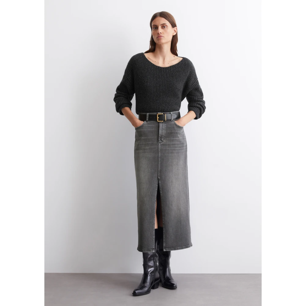 Marc O'Polo Gewone spijkerrok Gray Dames