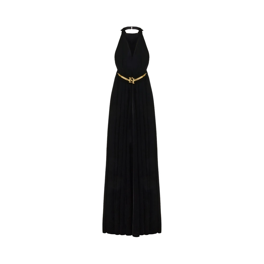 Elisabetta Franchi Stijlvolle Jurken Collectie Black Dames