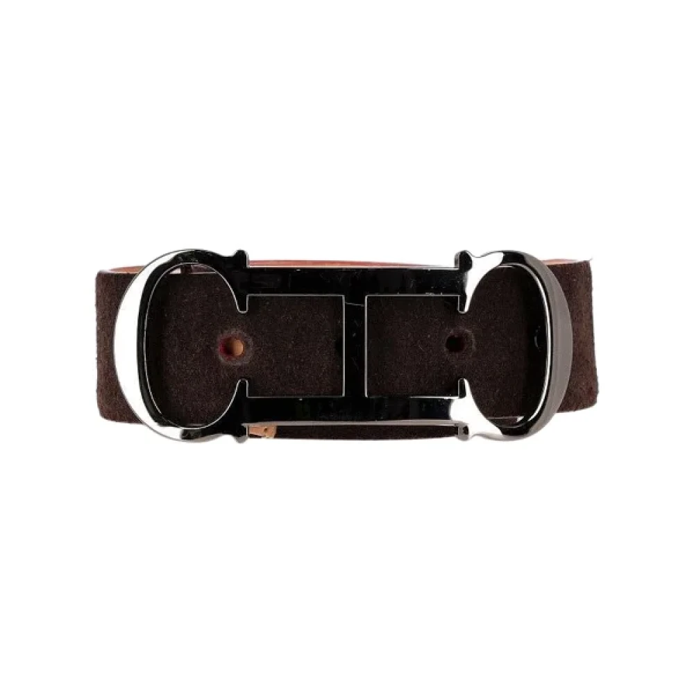 Carolina Herrera Pre-owned Cotton belts Brown Dames